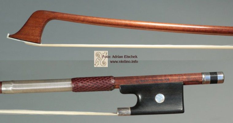 François Nicolas Voirin (1833–1885) Cello Bow Paris France Mirecourt