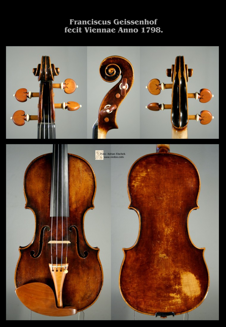 Violine Franz Geißenhof Wien 1798