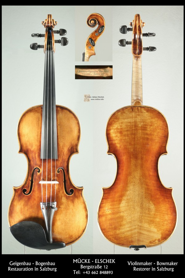 Fine Violin by Vienna Violin maker Johann Thir