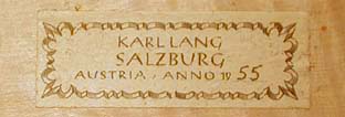 Geigenmacher in Salzburg Karl Lang